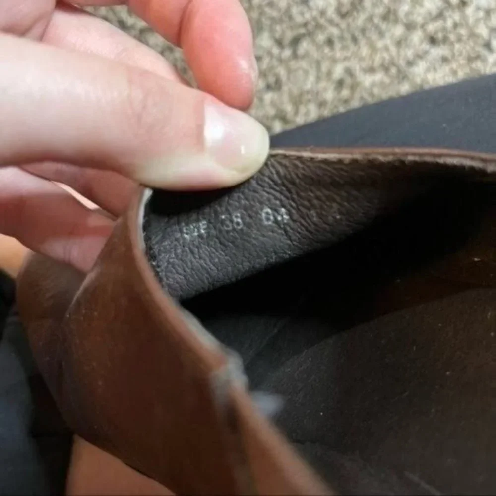 Dansko Baylee Brown Leather Slip On Clog Womens Size 38 - Picture 8 of 9